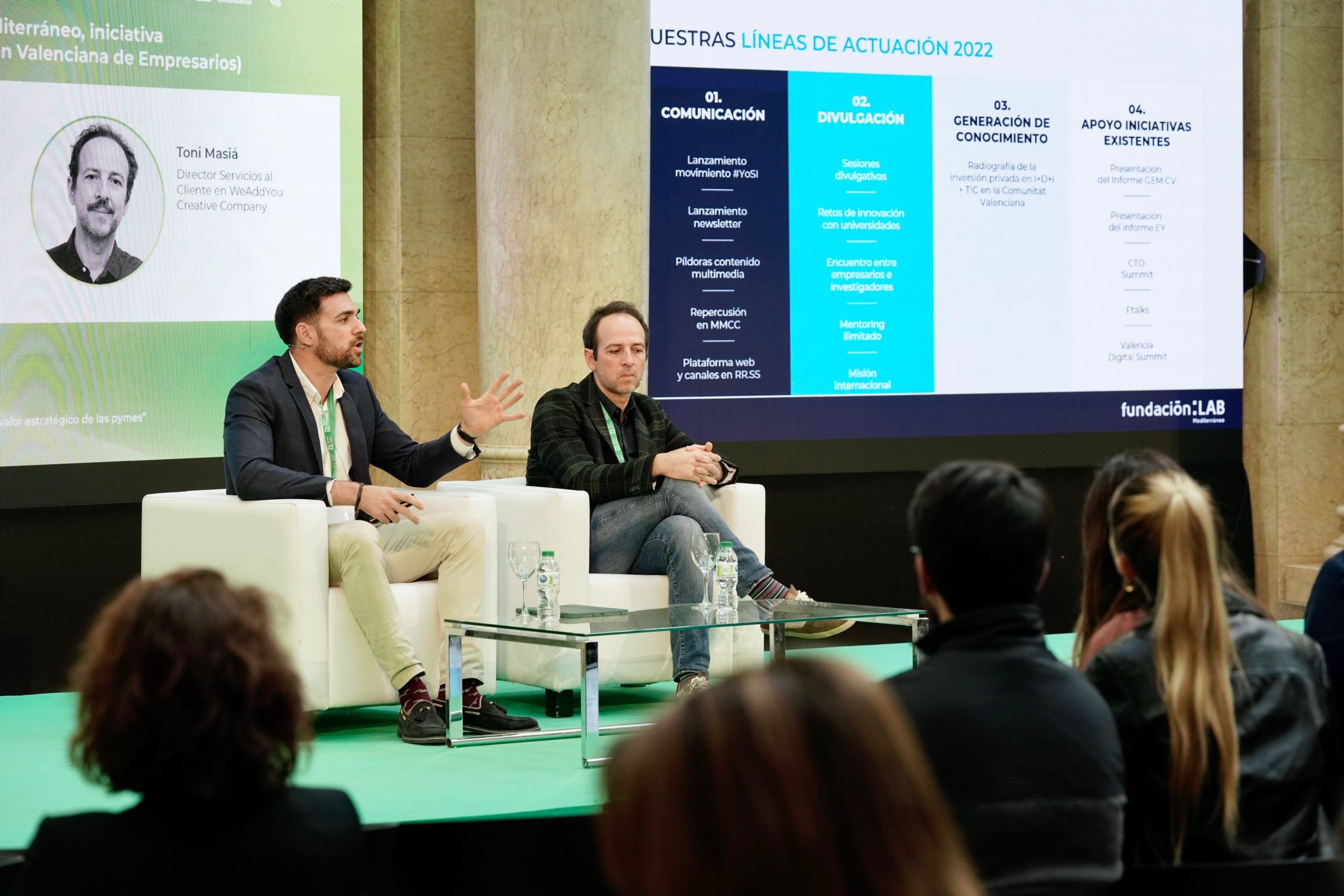 Fundación LAB Mediterráneo pone en valor el emprendimiento, la innovación, la tecnología y la investigación en las I Jornadas de Comunicación y Pymes