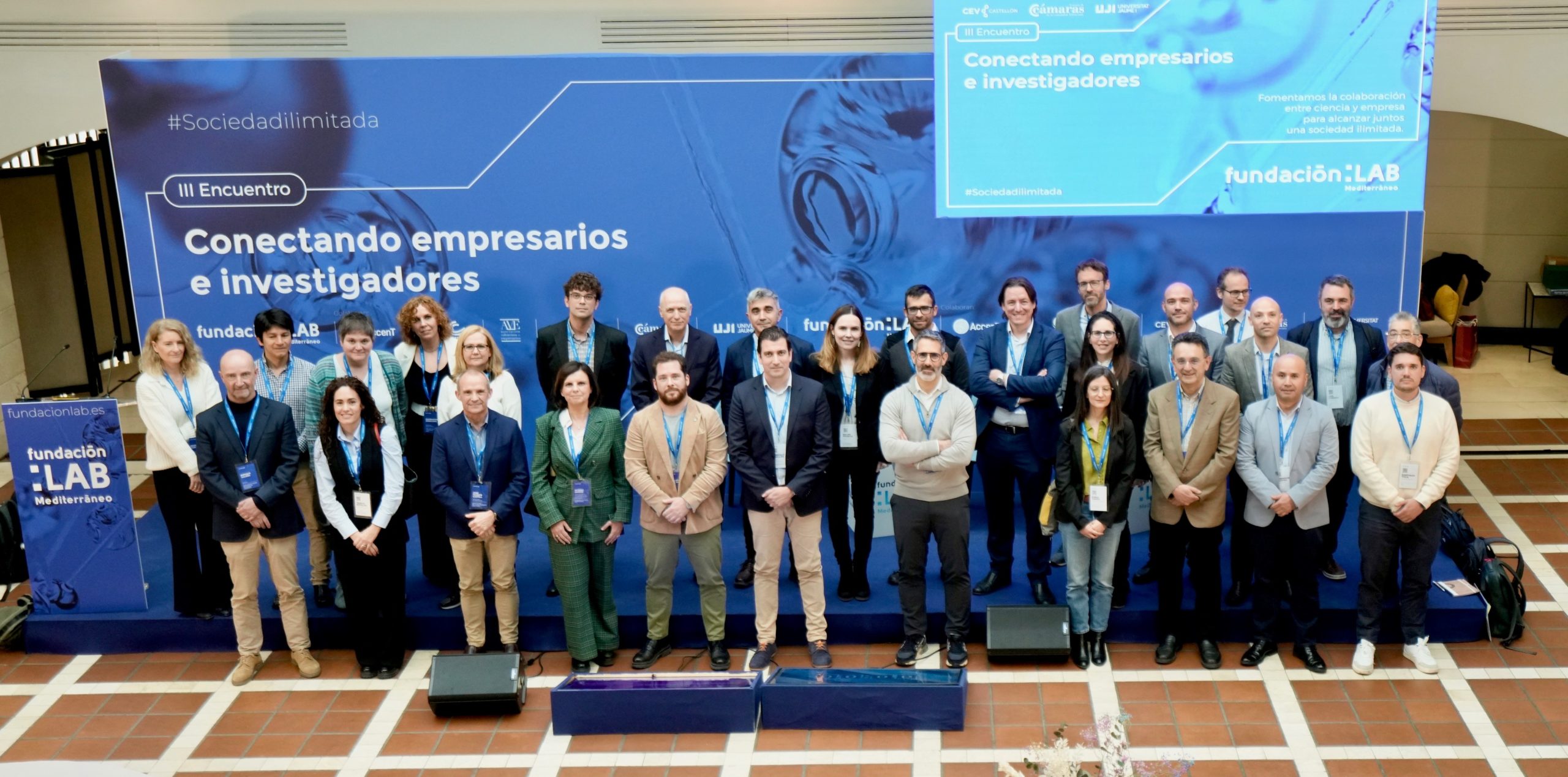 Fundación LAB Mediterráneo fomenta la conexión entre empresarios e investigadores en colaboración con AccenT, Aeroport de Castelló, AVE, CEV Castellón, Consejo de Cámaras de la Comunitat Valenciana y la UJI